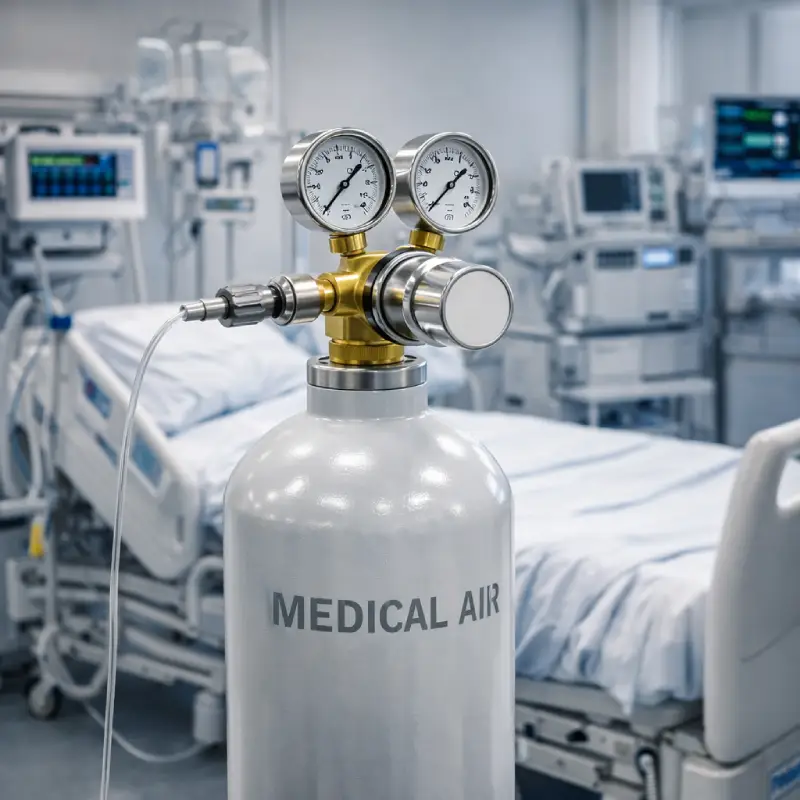 Cilindro de aire medicinal