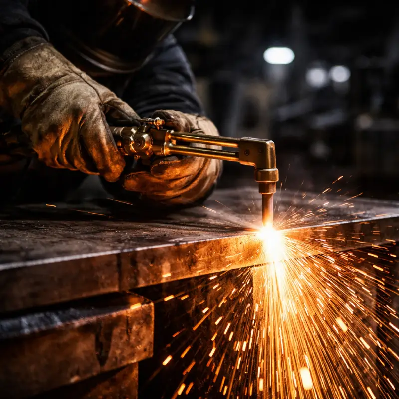 Corte con acetileno