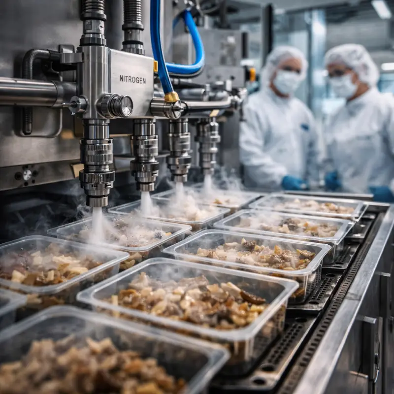 Uso del nitrógeno en alimentos