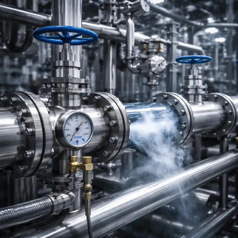 Tuberías de nitrógeno